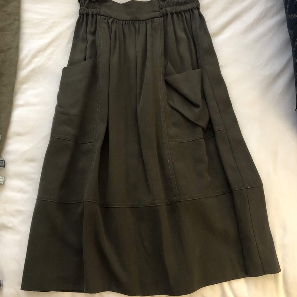Zara khaki skirt